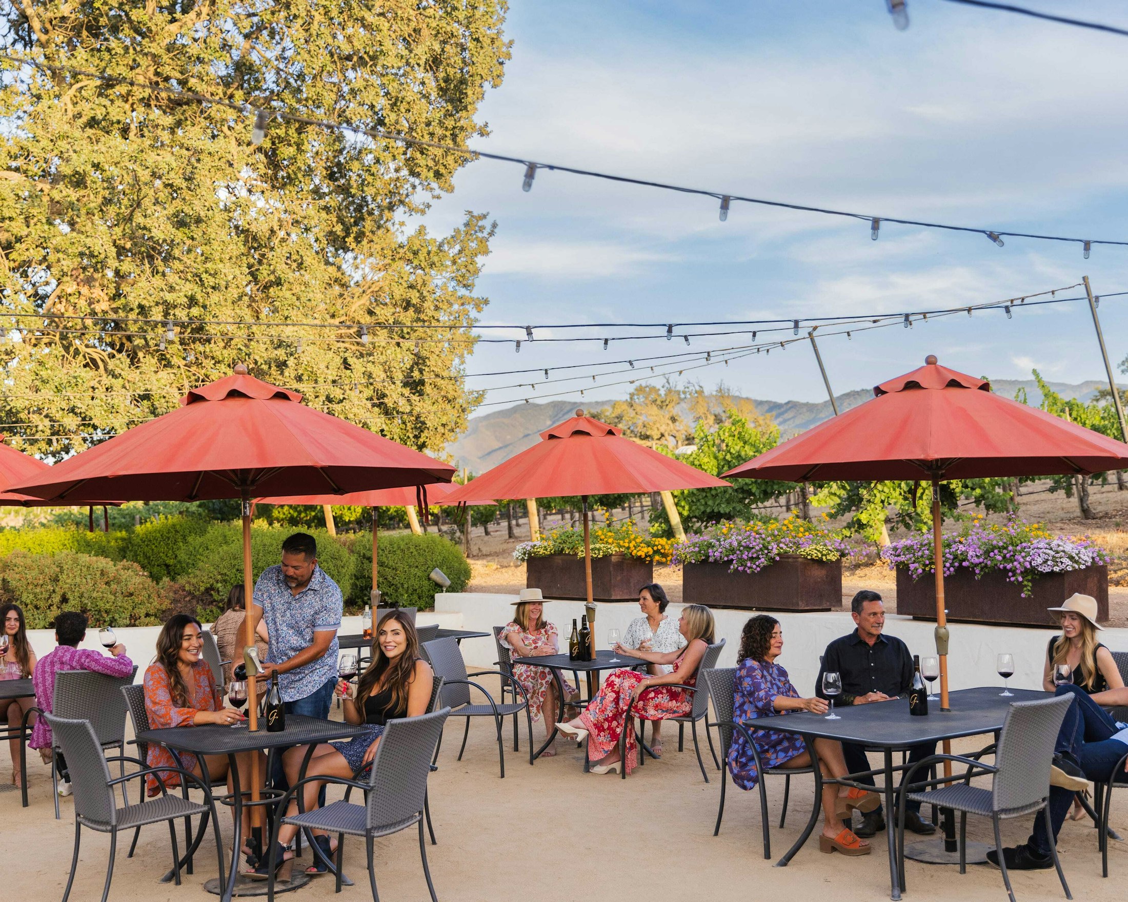 Enjoying the Gainey Patio